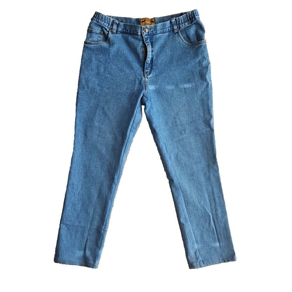 Ross Thompson Jeans Men's Size 40WX30L Light Wash Denim Pants Straight Cut